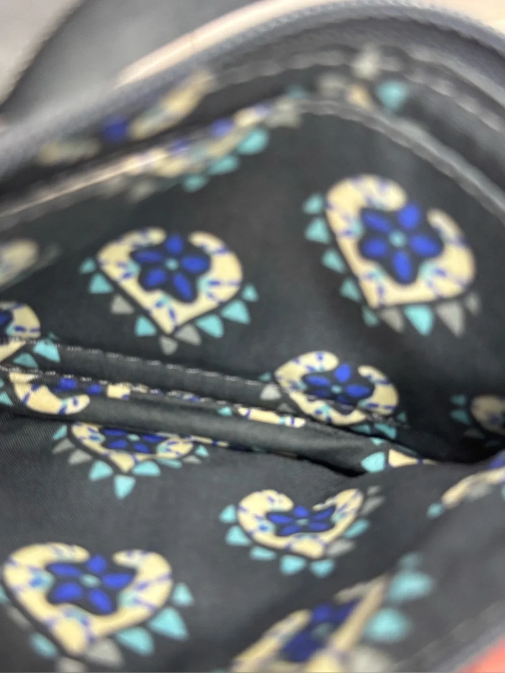 Vera Bradley Floral Zip ID Pouch lanyard